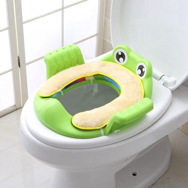 Baby Toilet Child Safety Seat With Armrest Girl Boy Trainer Comfortable Portable Multifunction Training Toilet Seat Cushion Car - Image 2