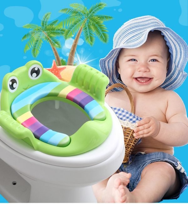 Baby Toilet Child Safety Seat With Armrest Girl Boy Trainer Comfortable Portable Multifunction Training Toilet Seat Cushion Car - Image 3
