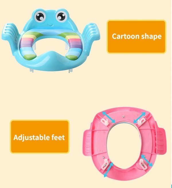 Baby Toilet Child Safety Seat With Armrest Girl Boy Trainer Comfortable Portable Multifunction Training Toilet Seat Cushion Car - Image 5