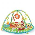 Multifunctional Fitness Frame Round Play Crawling Mat 0-12 Months Baby Puzzle Game Blanket Fun Sounding Pendant Gift For Kid