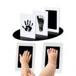 Newborn Baby Hand And Footprint Kit DIY Ink Pads Photo Frame Handprint Toddlers Souvenir Accessories Safe Clean Baby Shower Gift